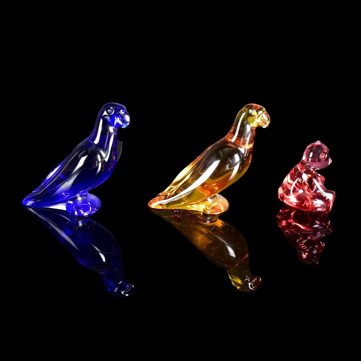 Three Baccarat Figurines / Paperweights