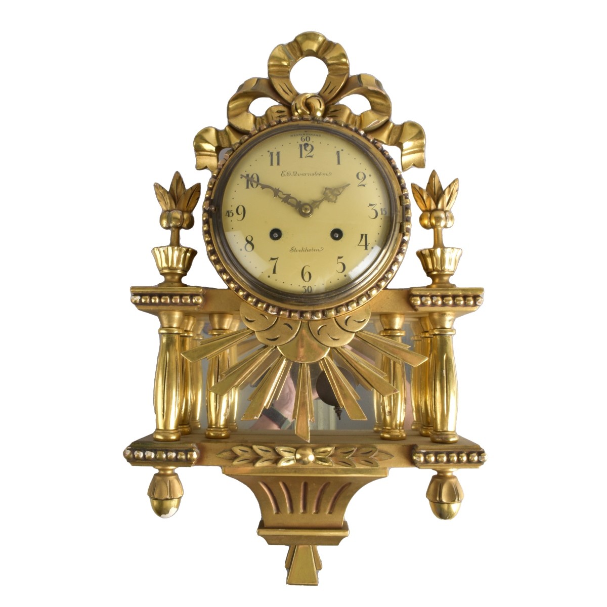 Louis XVI Style Swedish Wall Clock