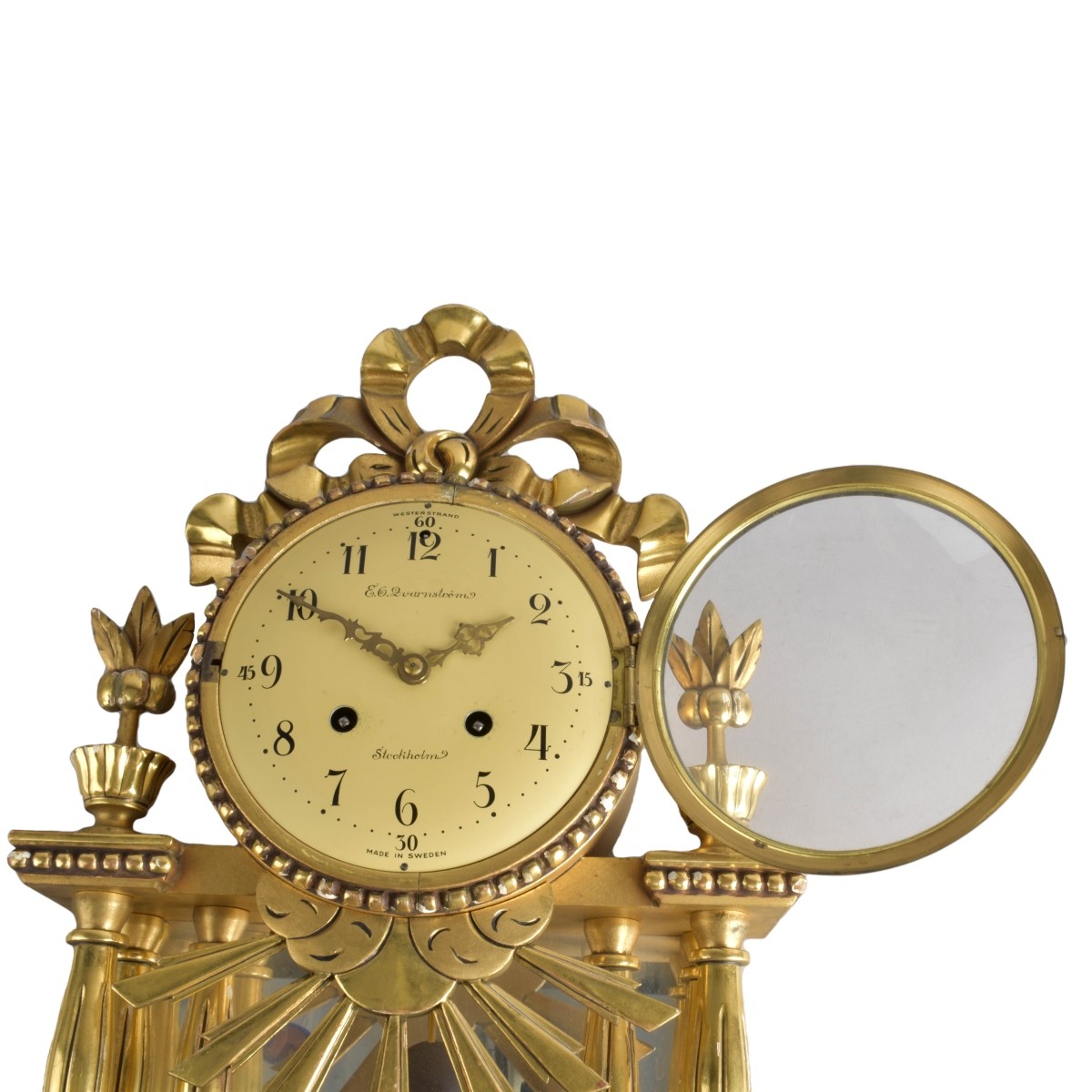 Louis XVI Style Swedish Wall Clock