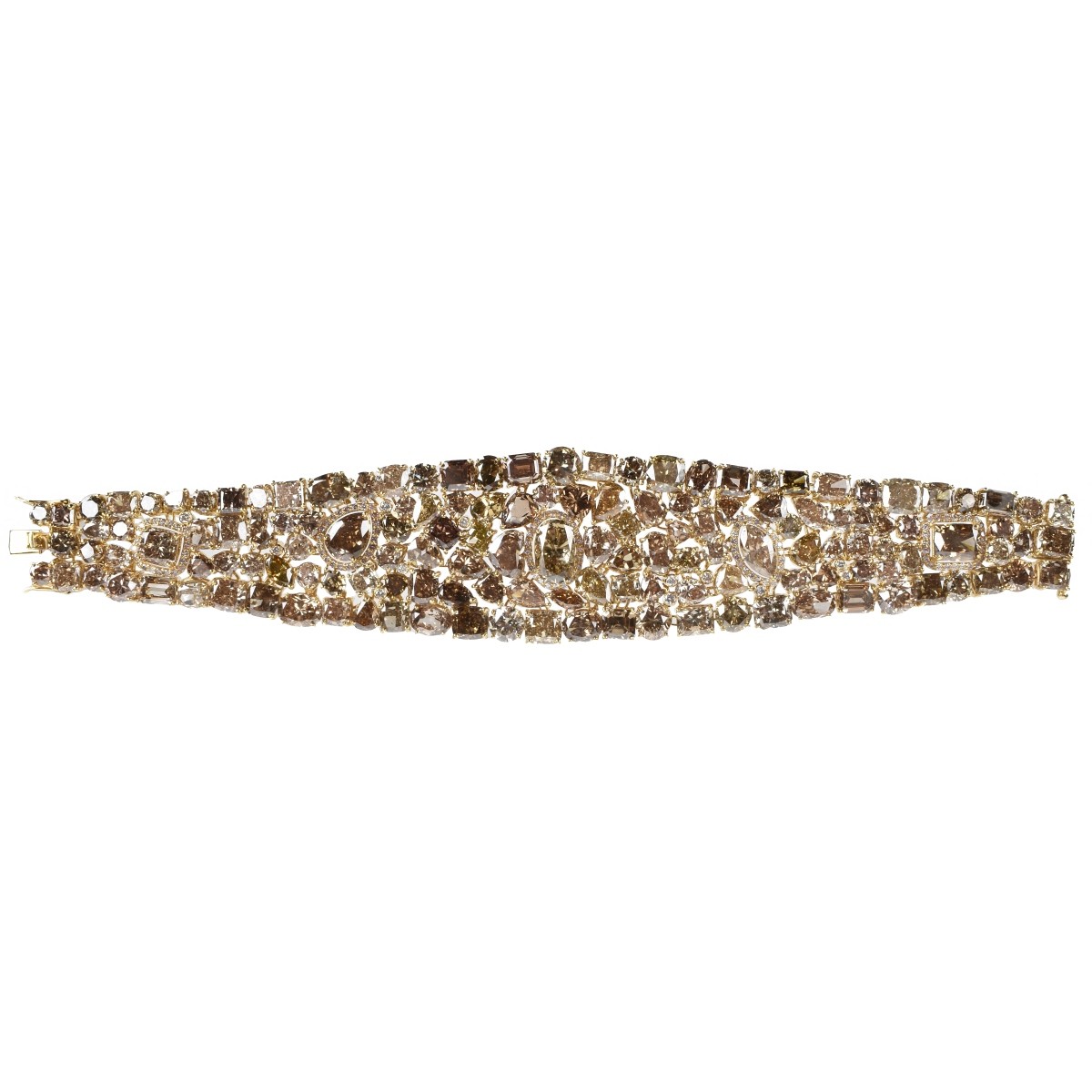 Fancy Brown Diamond and 18K Bracelet