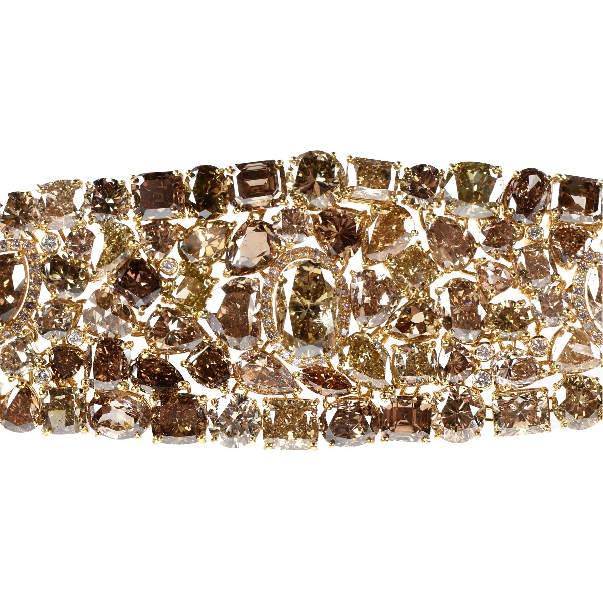 Fancy Brown Diamond and 18K Bracelet