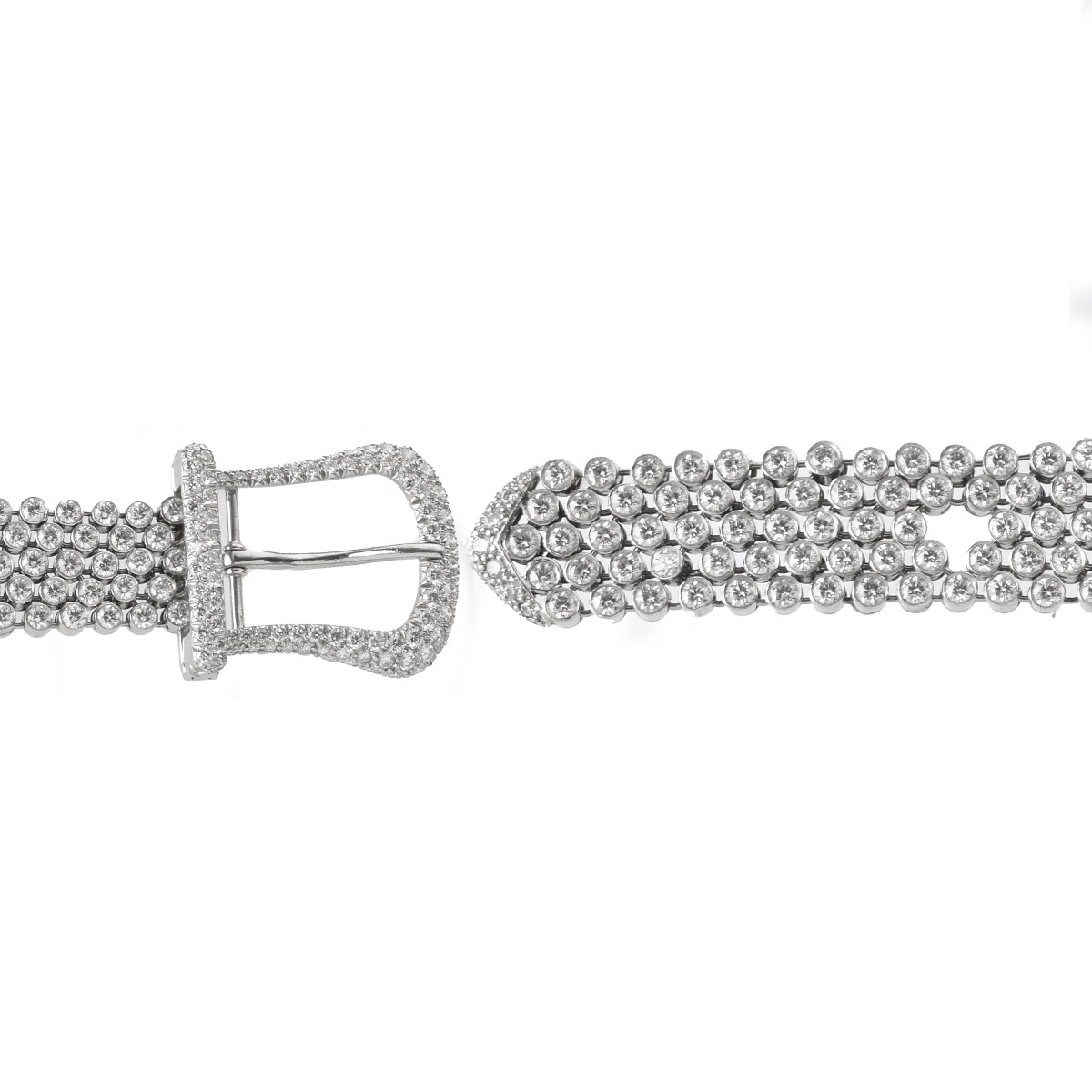 Tiffany & Co Diamond Buckle Bracelet