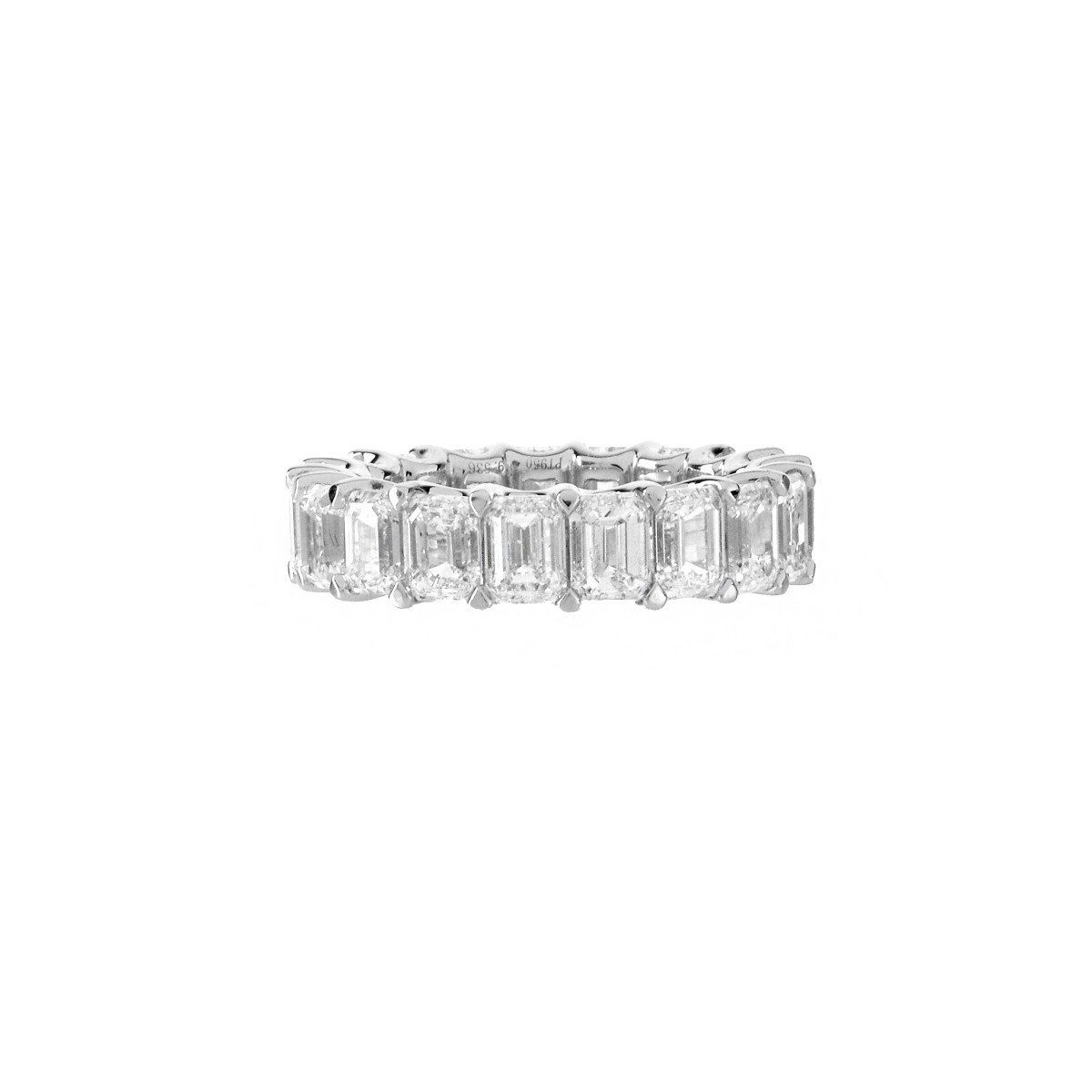 Diamond and Platinum Eternity Band