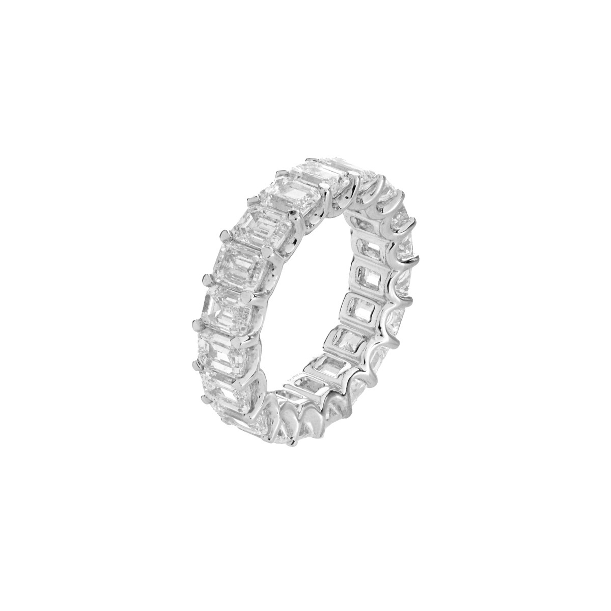 Diamond and Platinum Eternity Band