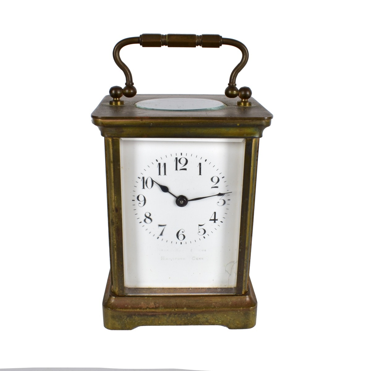 Antique Brass Carriage Clock