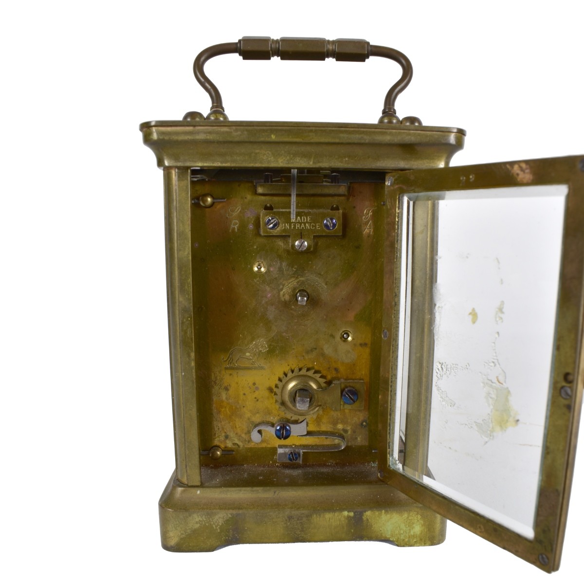 Antique Brass Carriage Clock