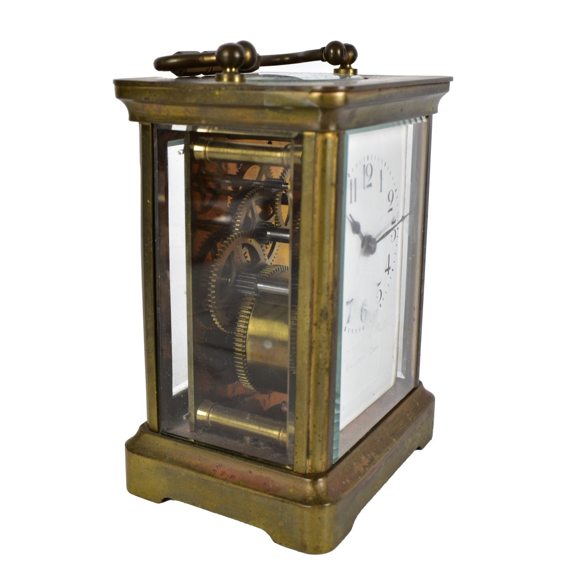 Antique Brass Carriage Clock