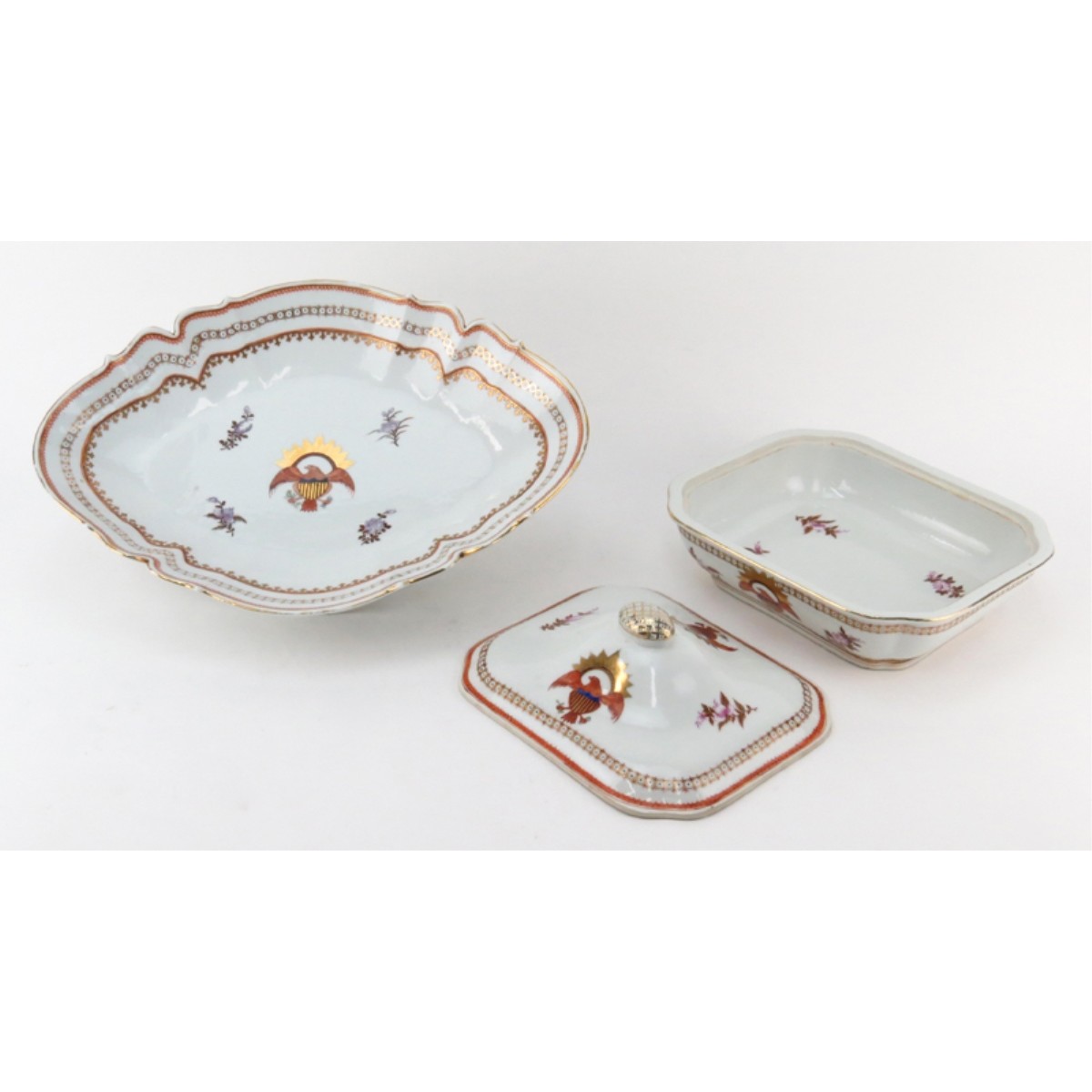 Chinese 18C Style Export Porcelain Tableware