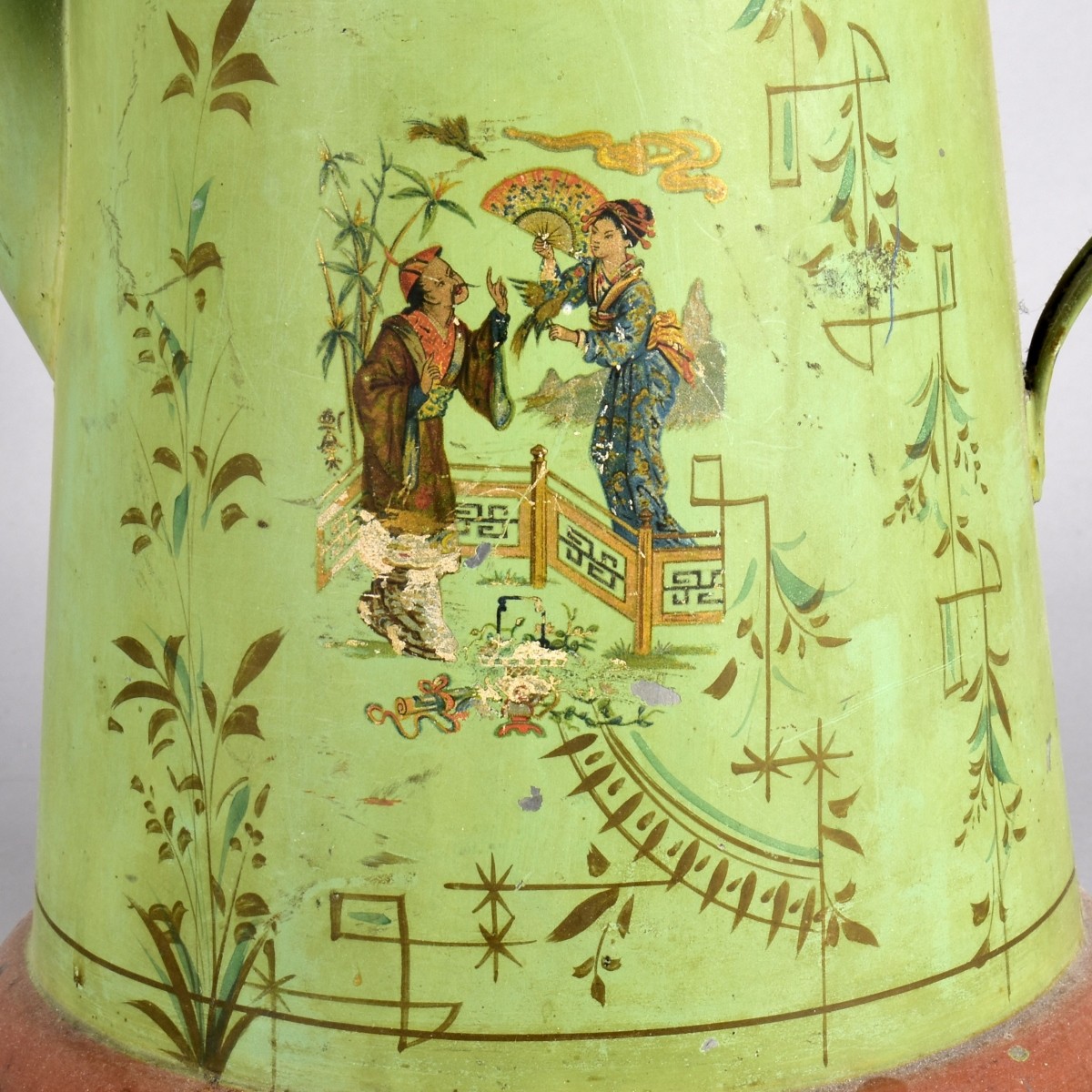 Vintage Chinoiserie Watering Can