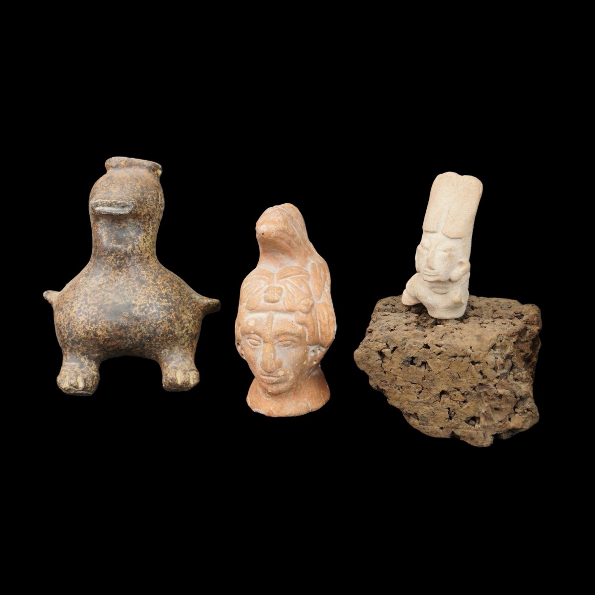 Four Pre Columbian Style Figurines