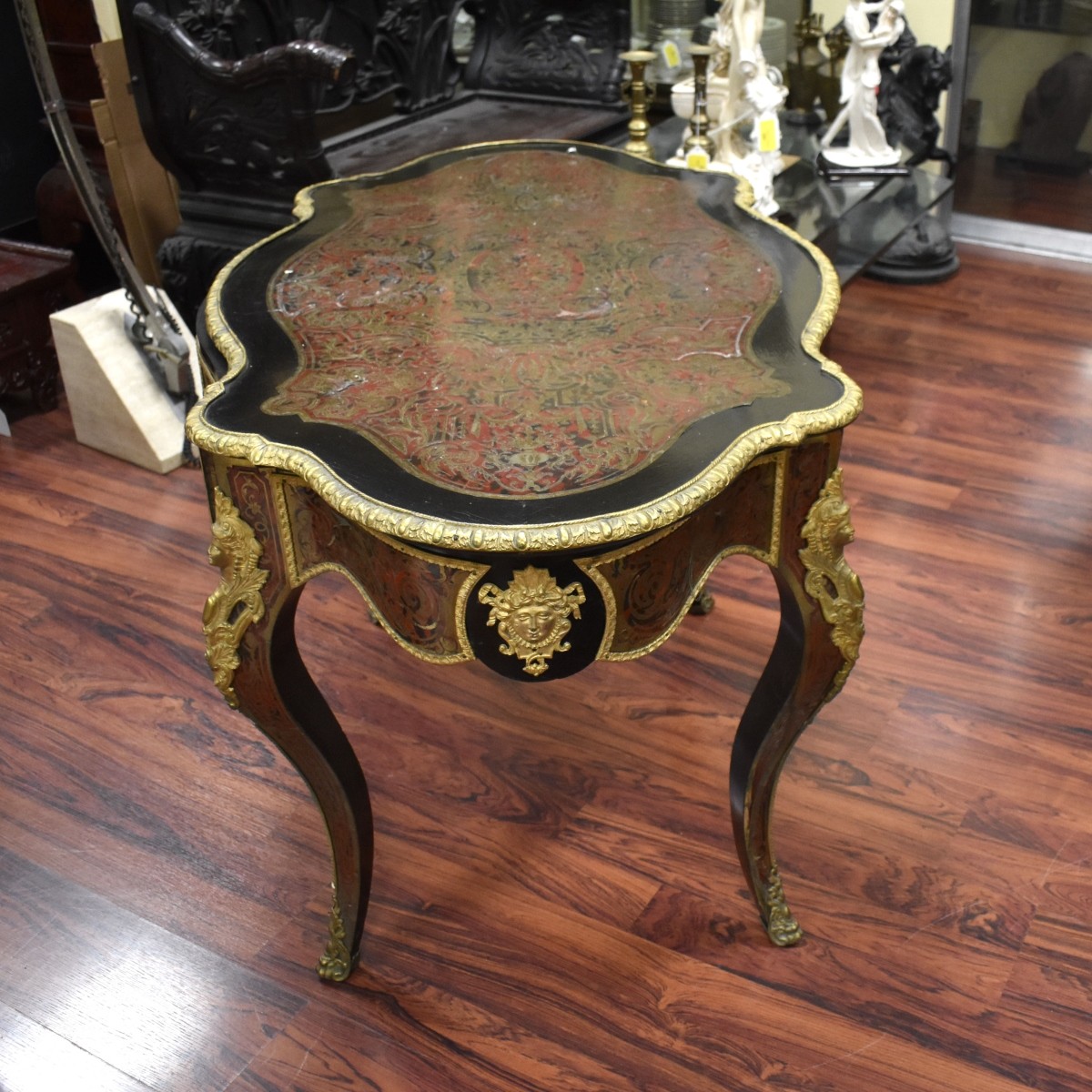 19/20C French Bronze Mounts Boulle Desk