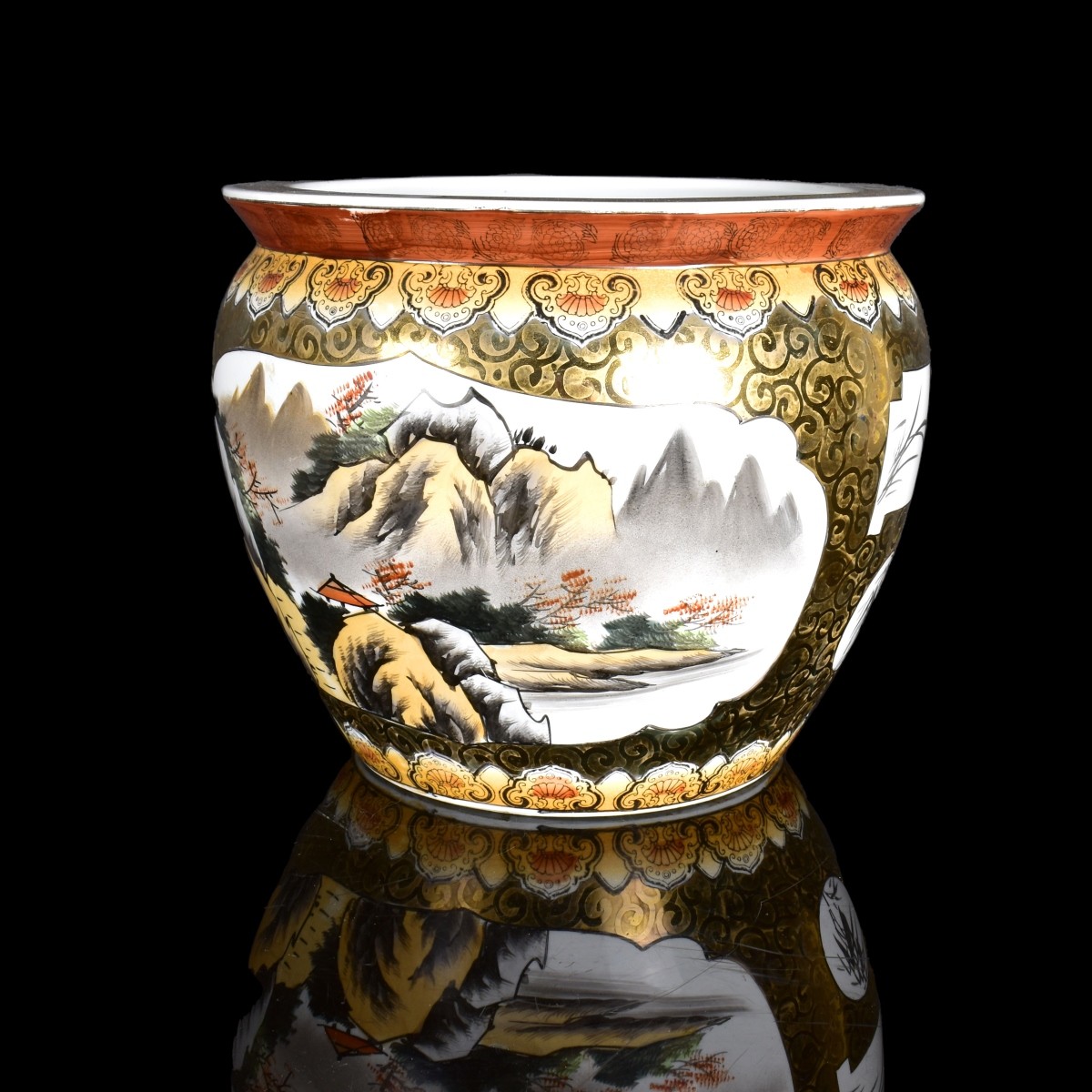 Large Chinese Porcelain Planter