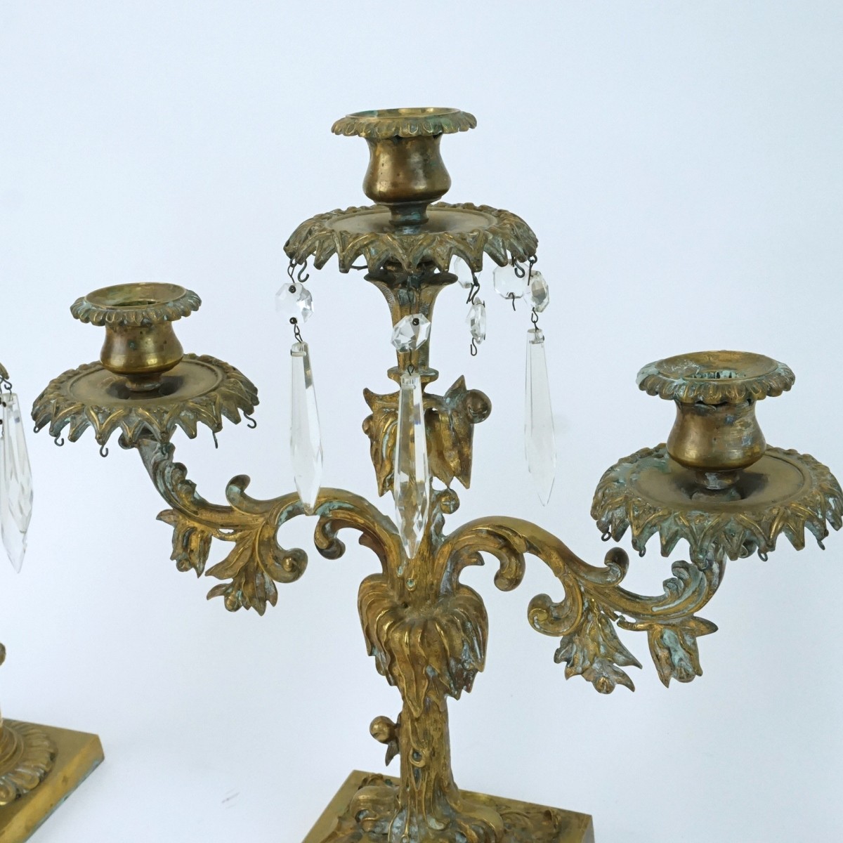 Bronze Candelabra Garniture Set