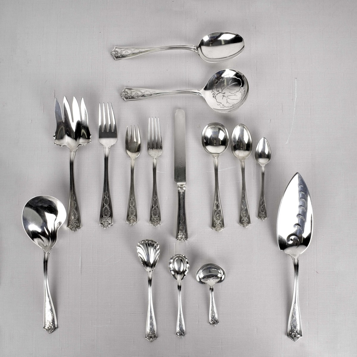 Tiffany & Co. "Winthrop" Sterling Flatware