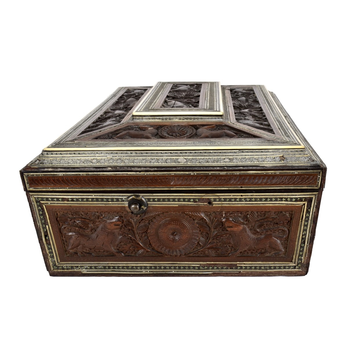 Anglo-Indian Carved Box