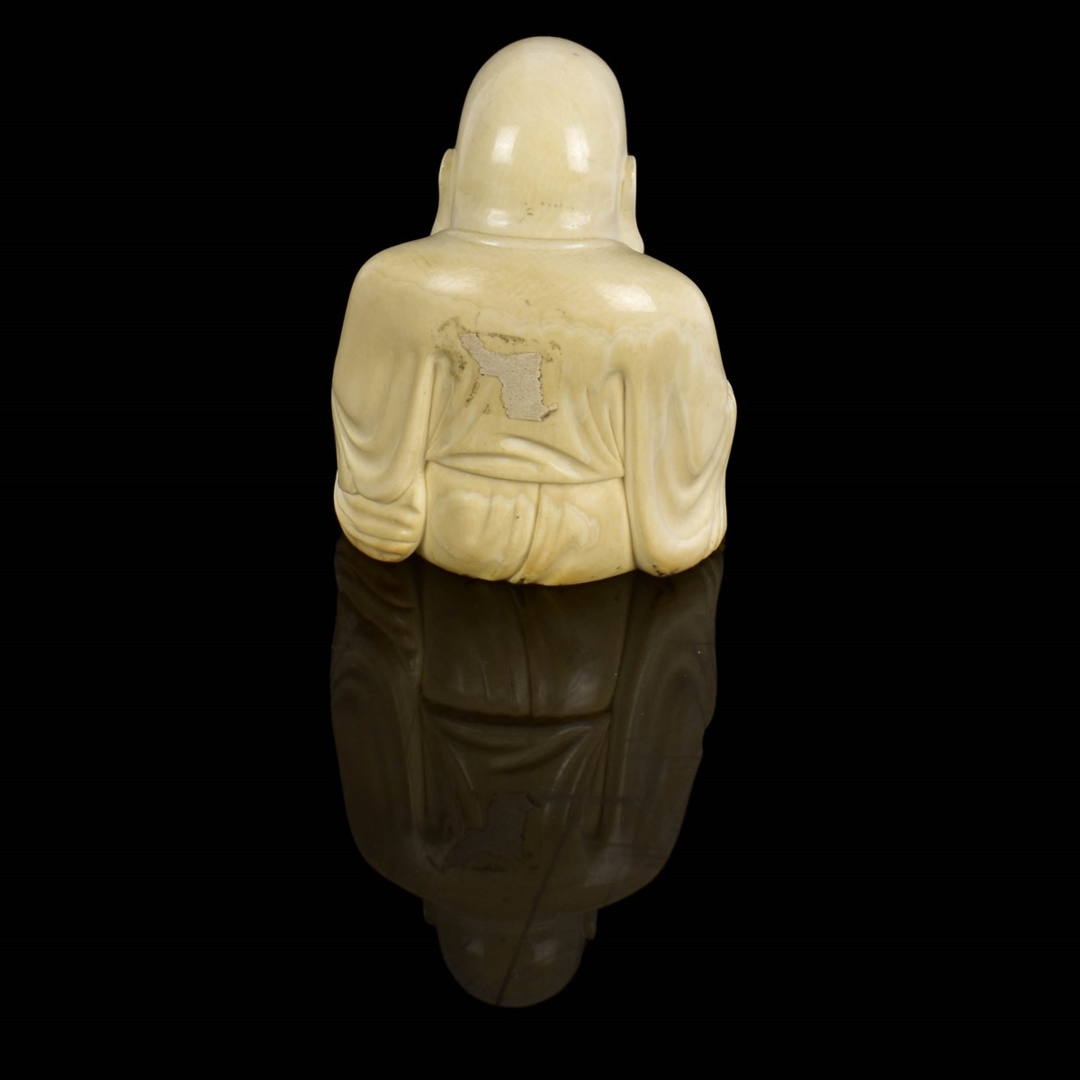 Antique Chinese Happy Buddha Figurine