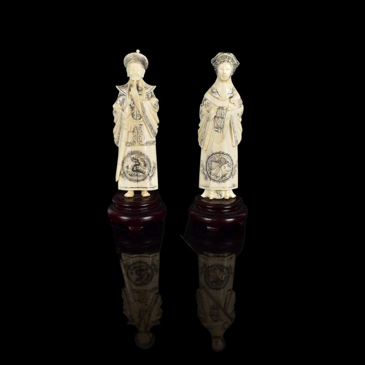 Pair of Chinese Figurines