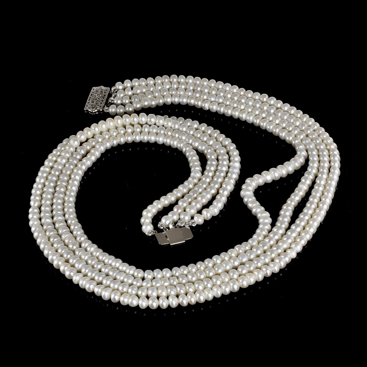 Pearl and 14K Necklace