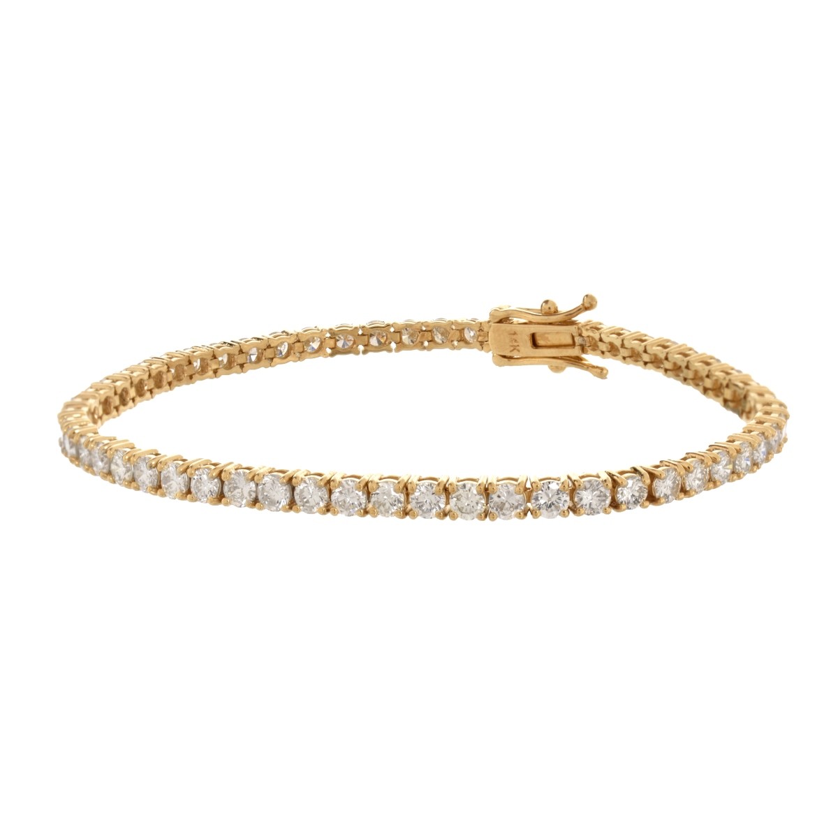 Diamond and 14K Bracelet