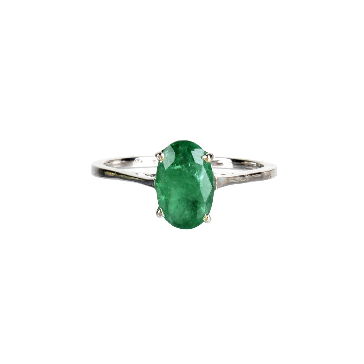 Emerald and 18K Ring