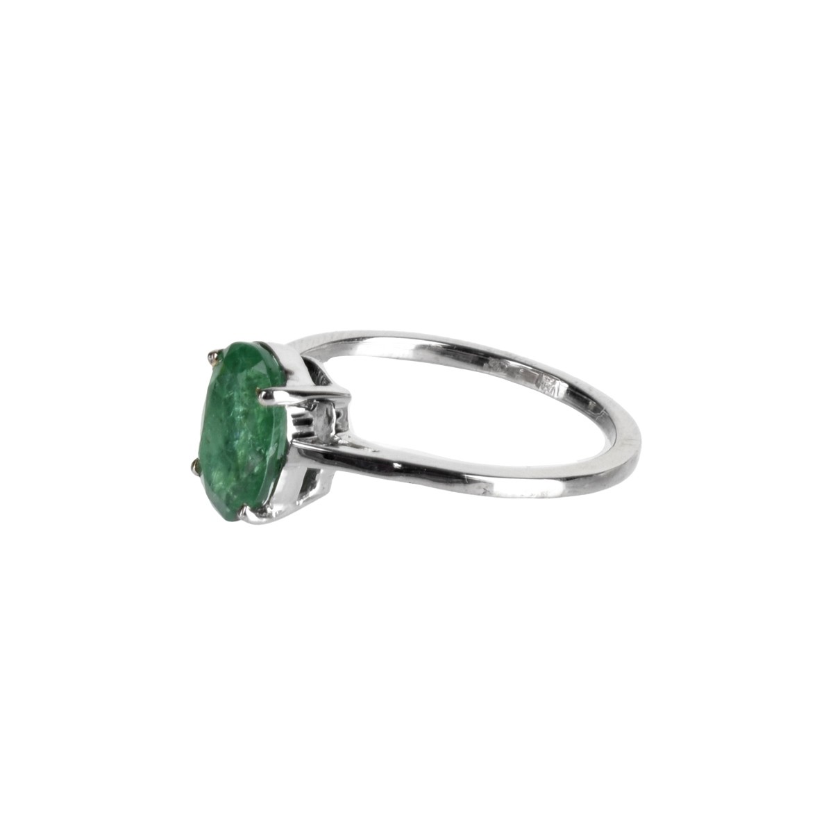 Emerald and 18K Ring