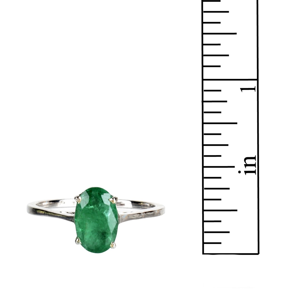 Emerald and 18K Ring