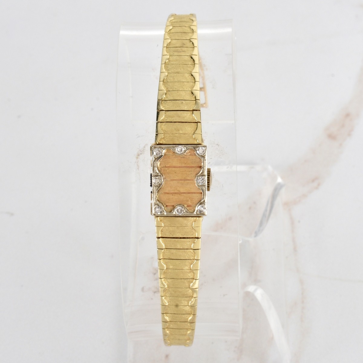 Angelus 14K and Diamond Watch