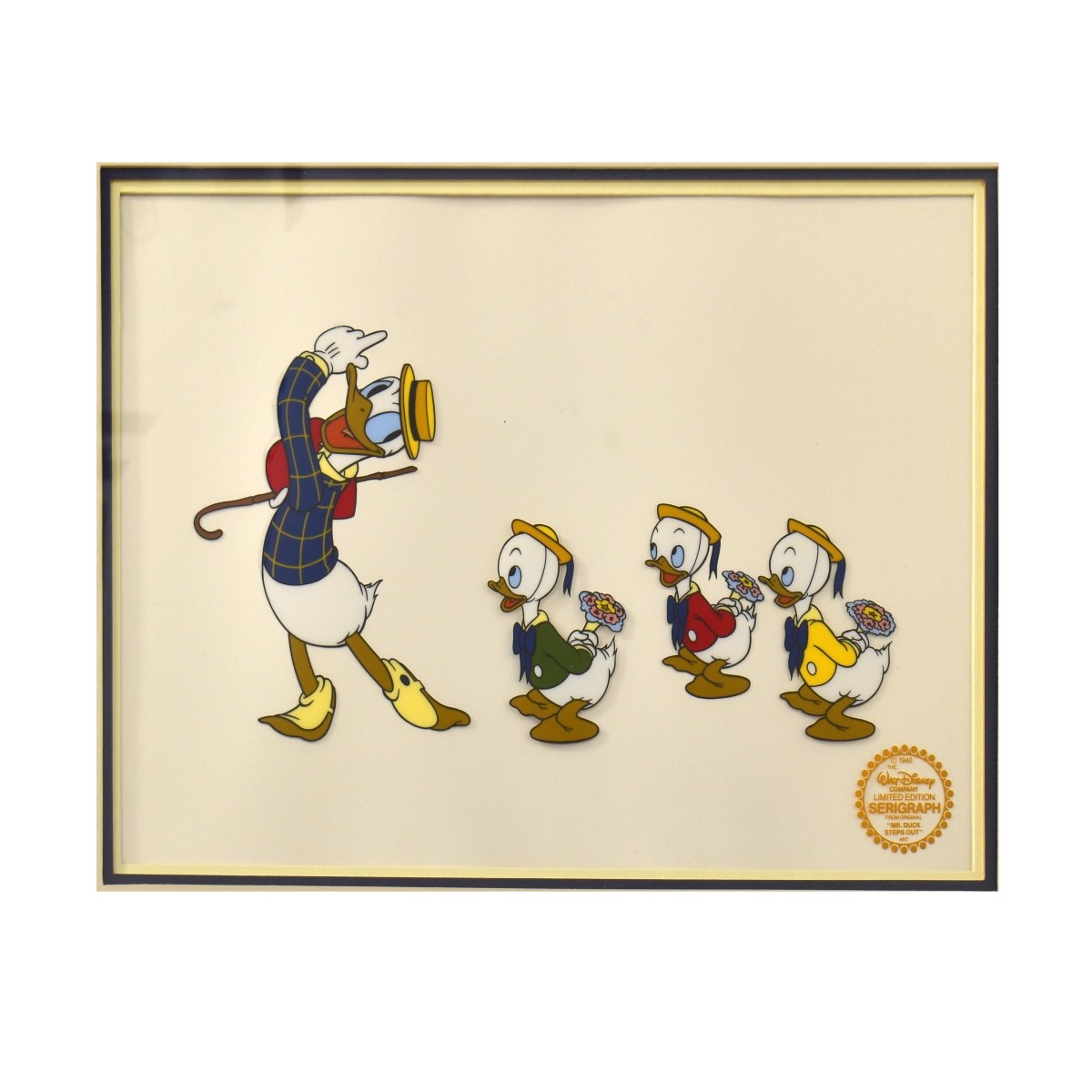 Three Walt Disney Serigraph Cels