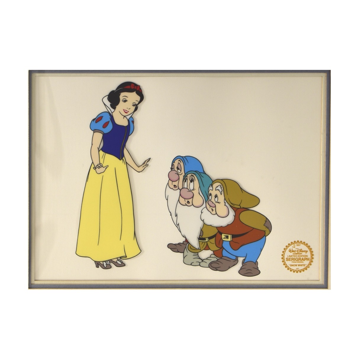 Three Walt Disney Serigraph Cels