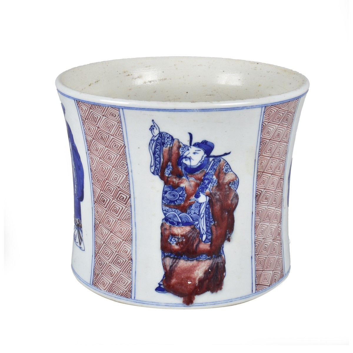 Large Chinese Porcelain Brush Pot