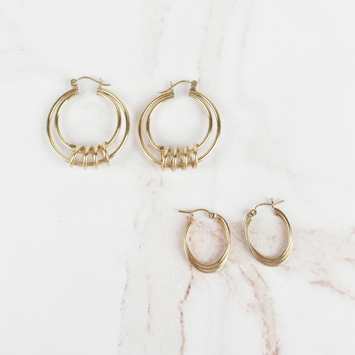 14K Hoop Earrings