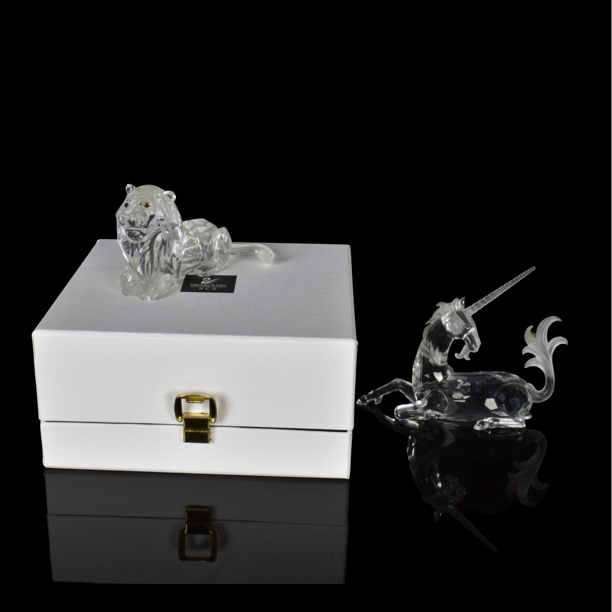 Two Swarovski Crystal Figurines