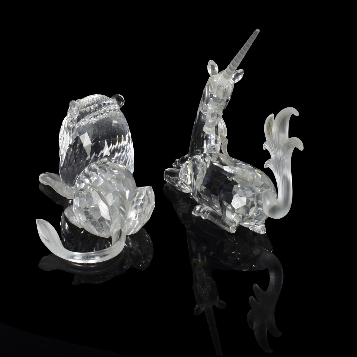 Two Swarovski Crystal Figurines