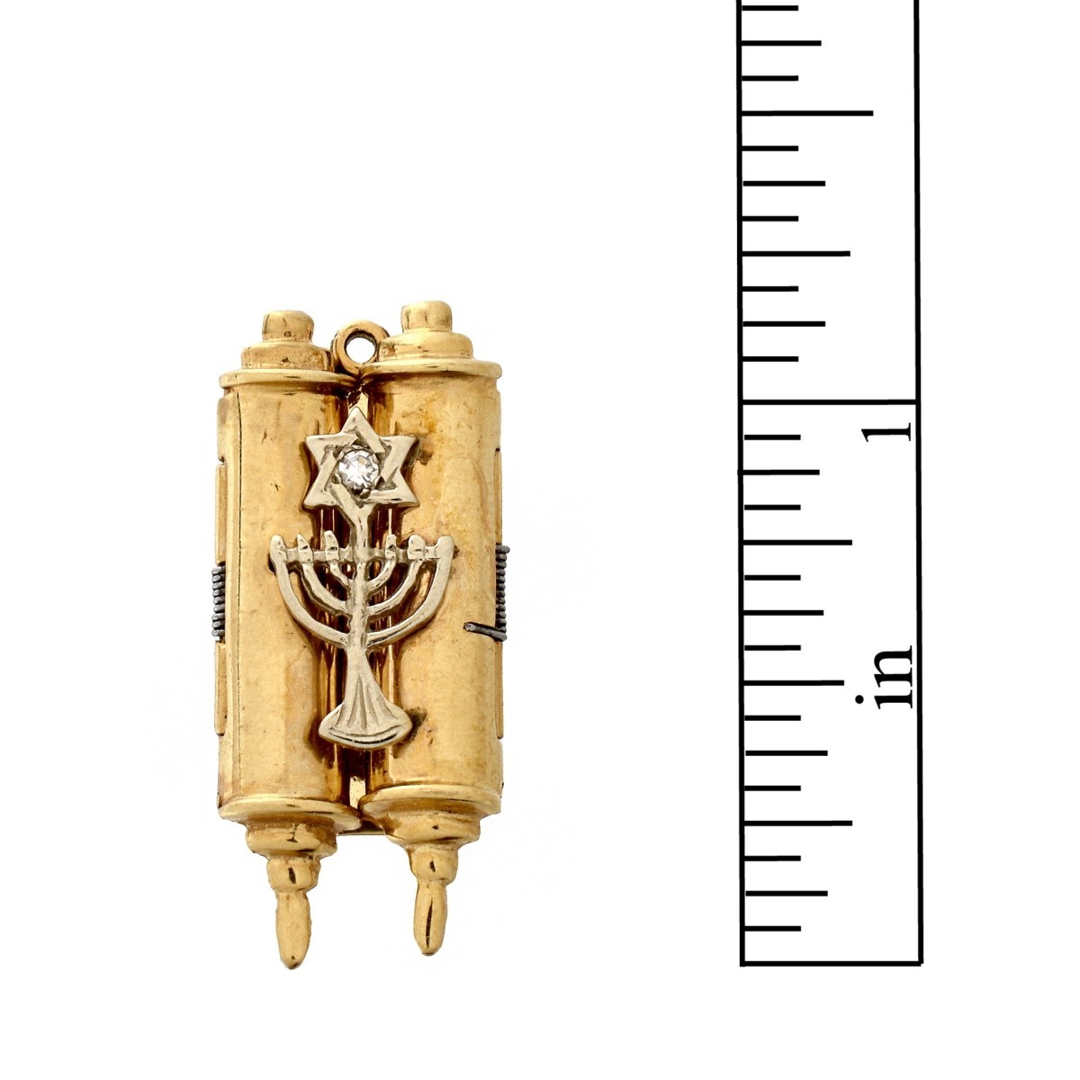 14K Judaic Pendant