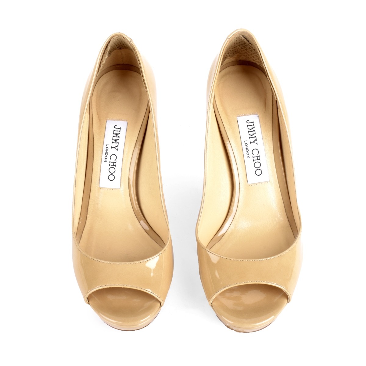 Jimmy Choo Nude Toe Pump Shoes