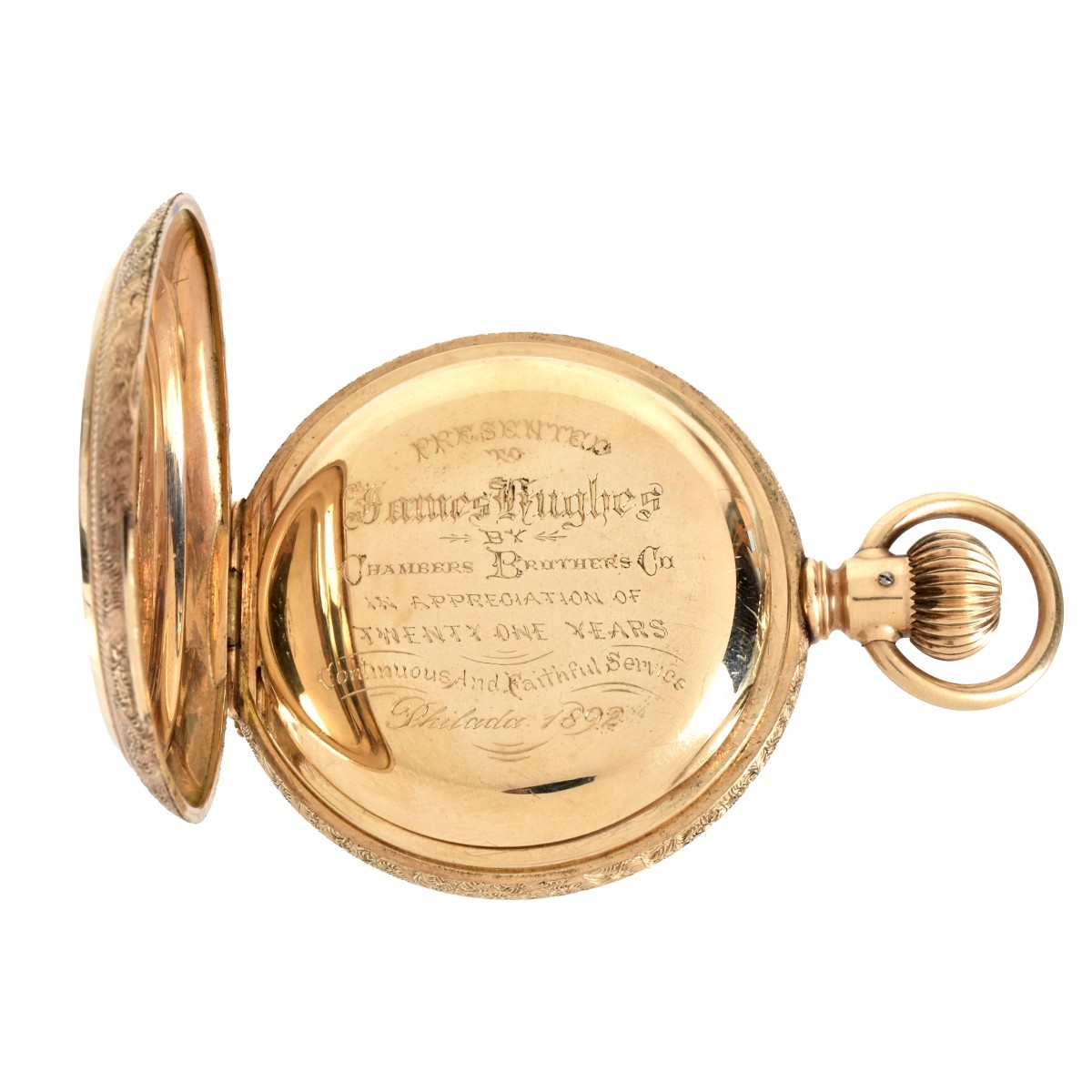 Waltham Watch Co 14K Pocket Watch