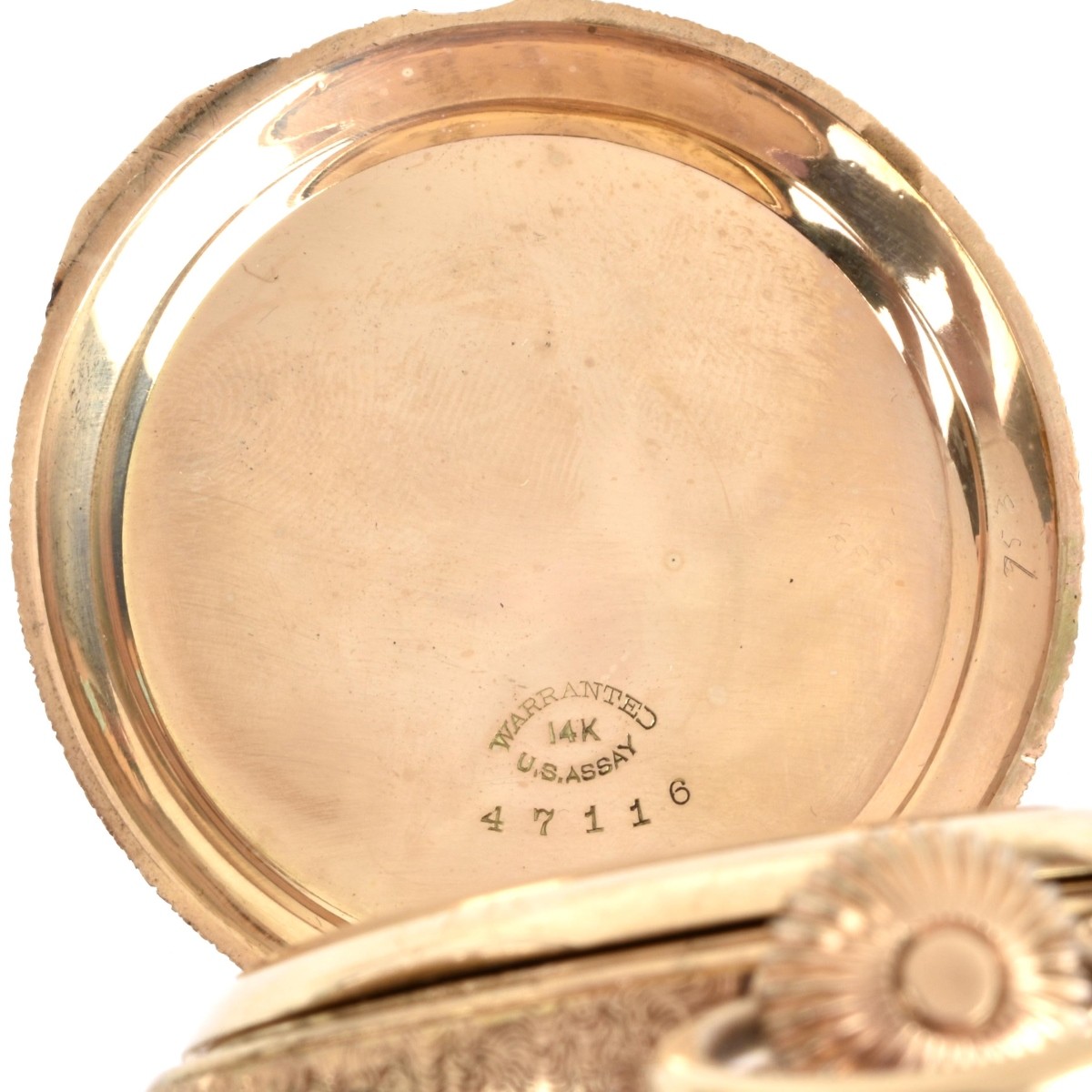 Waltham Watch Co 14K Pocket Watch