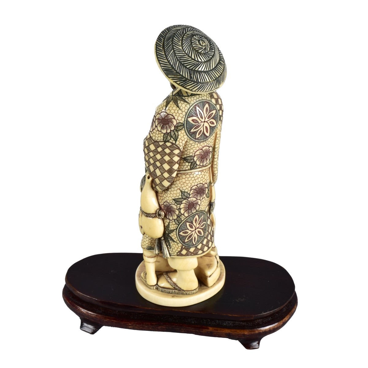 Antique Japanese Carved Figurine