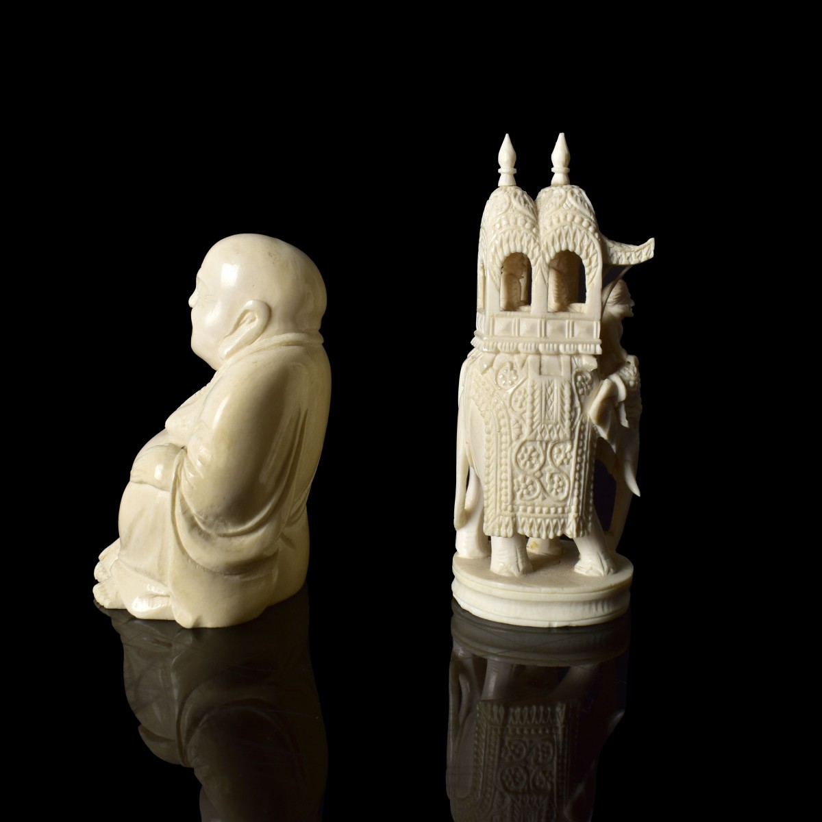 Two Carved Figurines