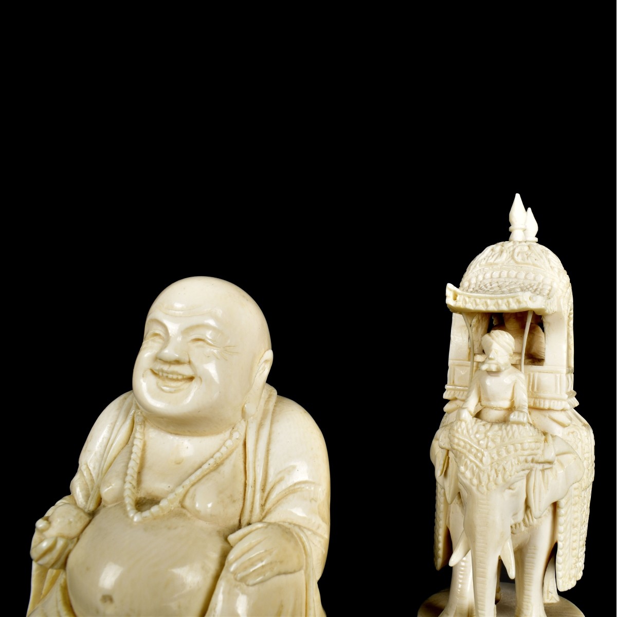 Two Carved Figurines