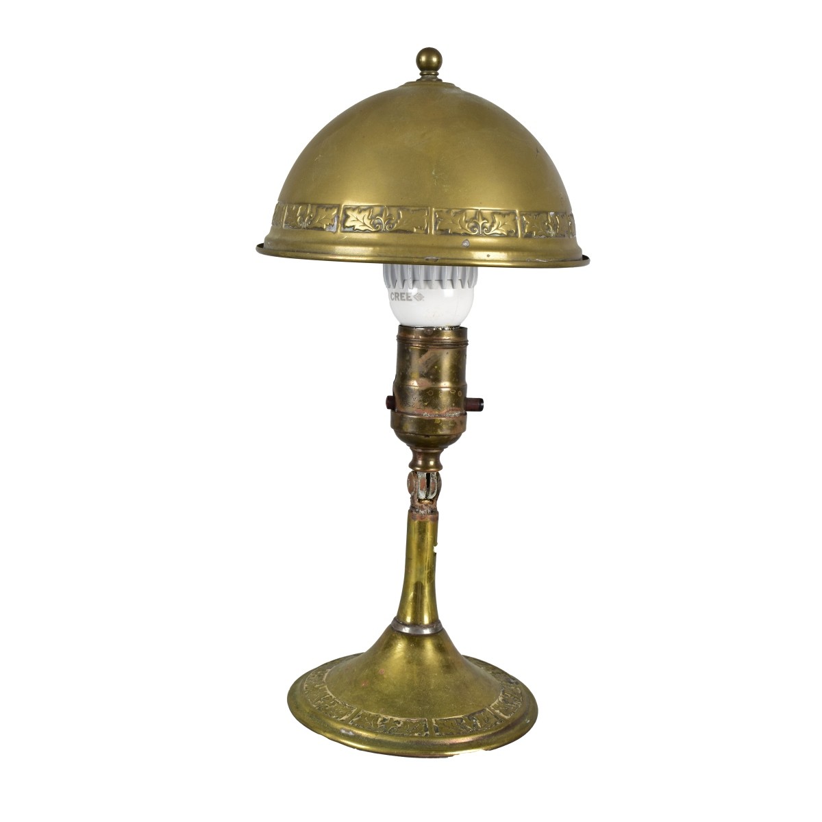 The Greist Mfg Co. Brass Lamp