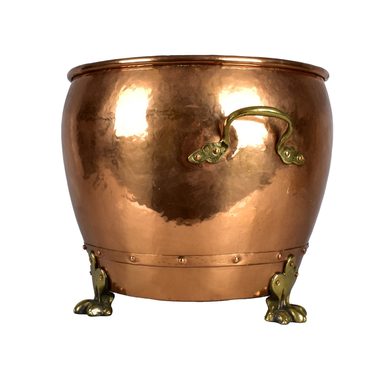 Vintage Copper and Brass Planter