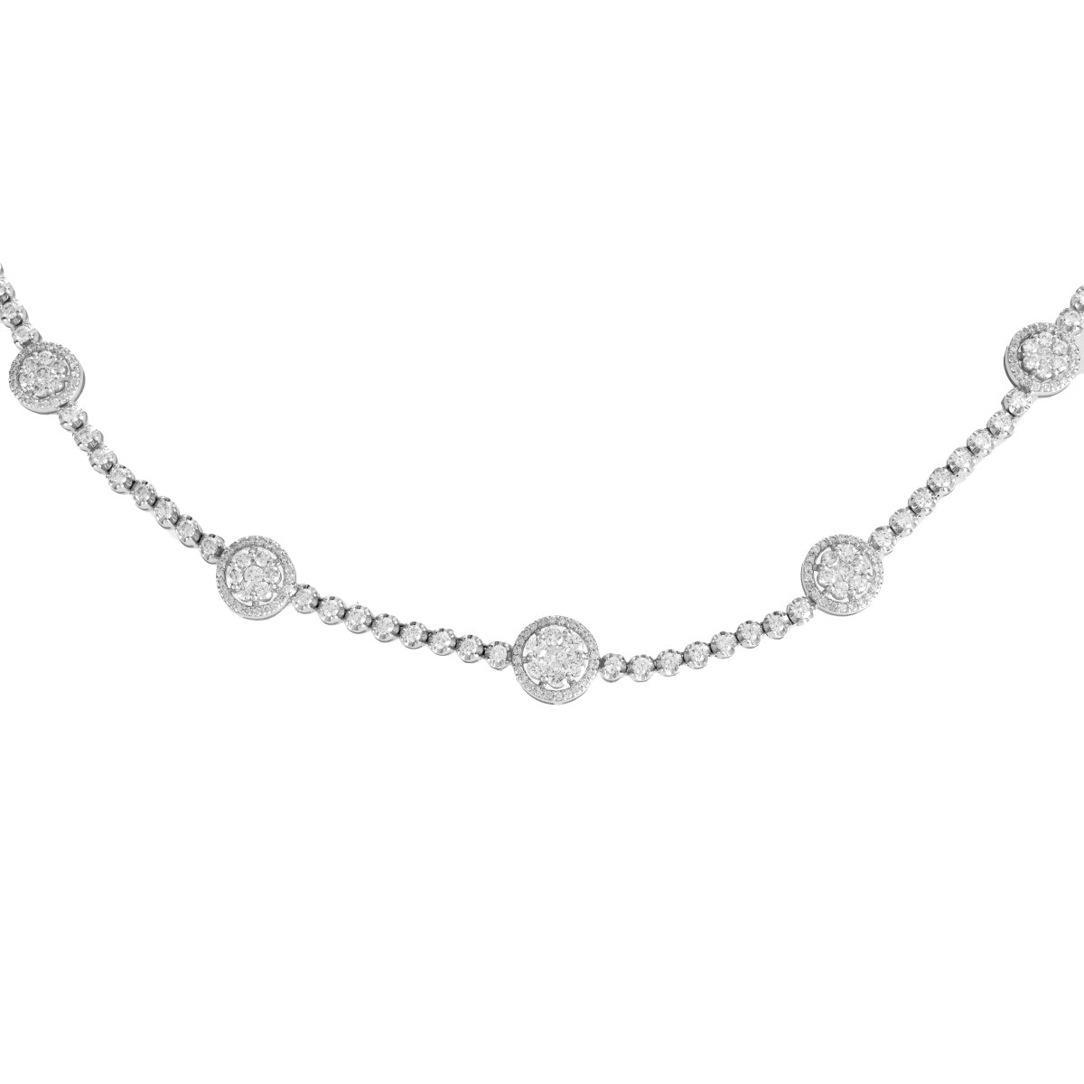 Diamond and 14K Necklace