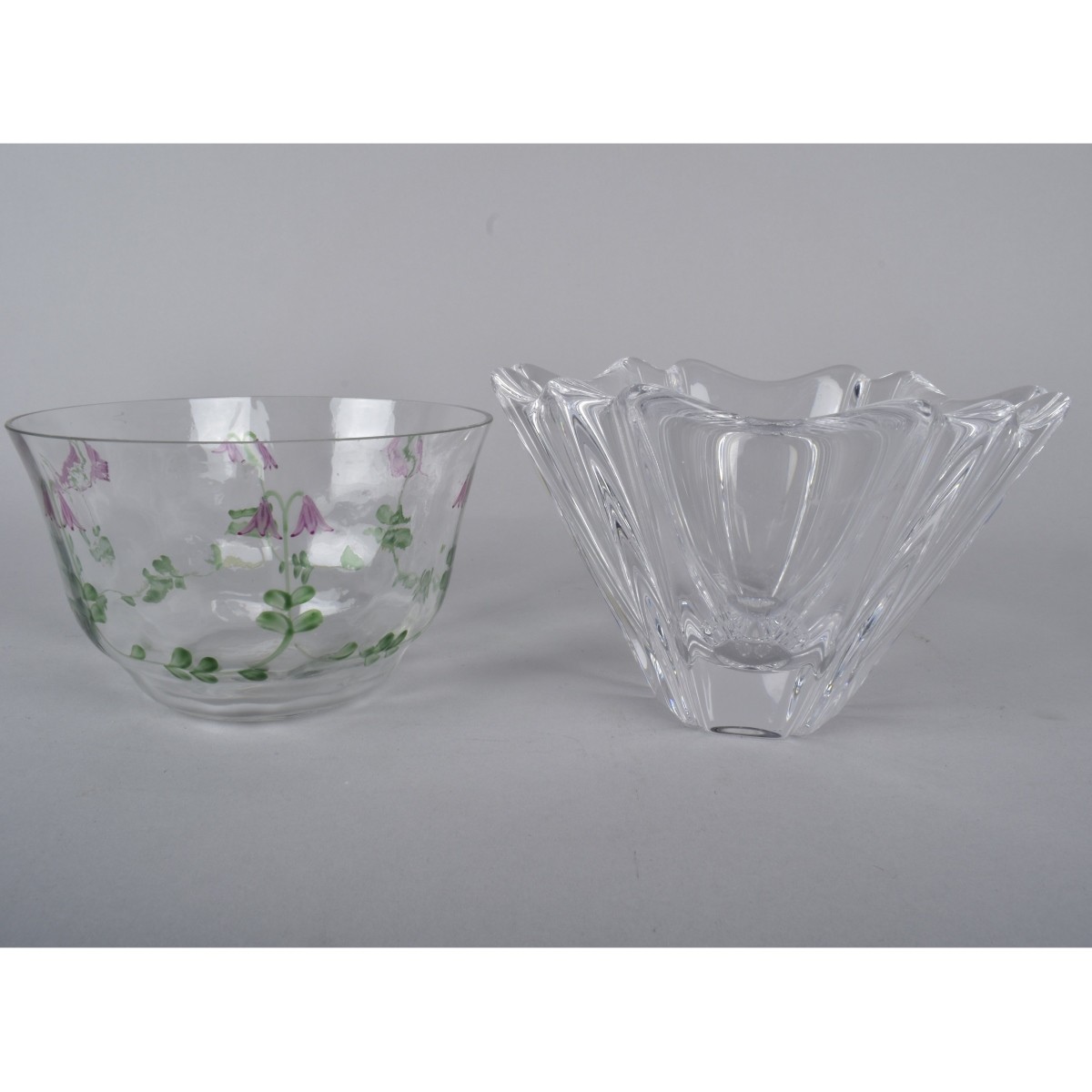 Four Crystal Tableware Items