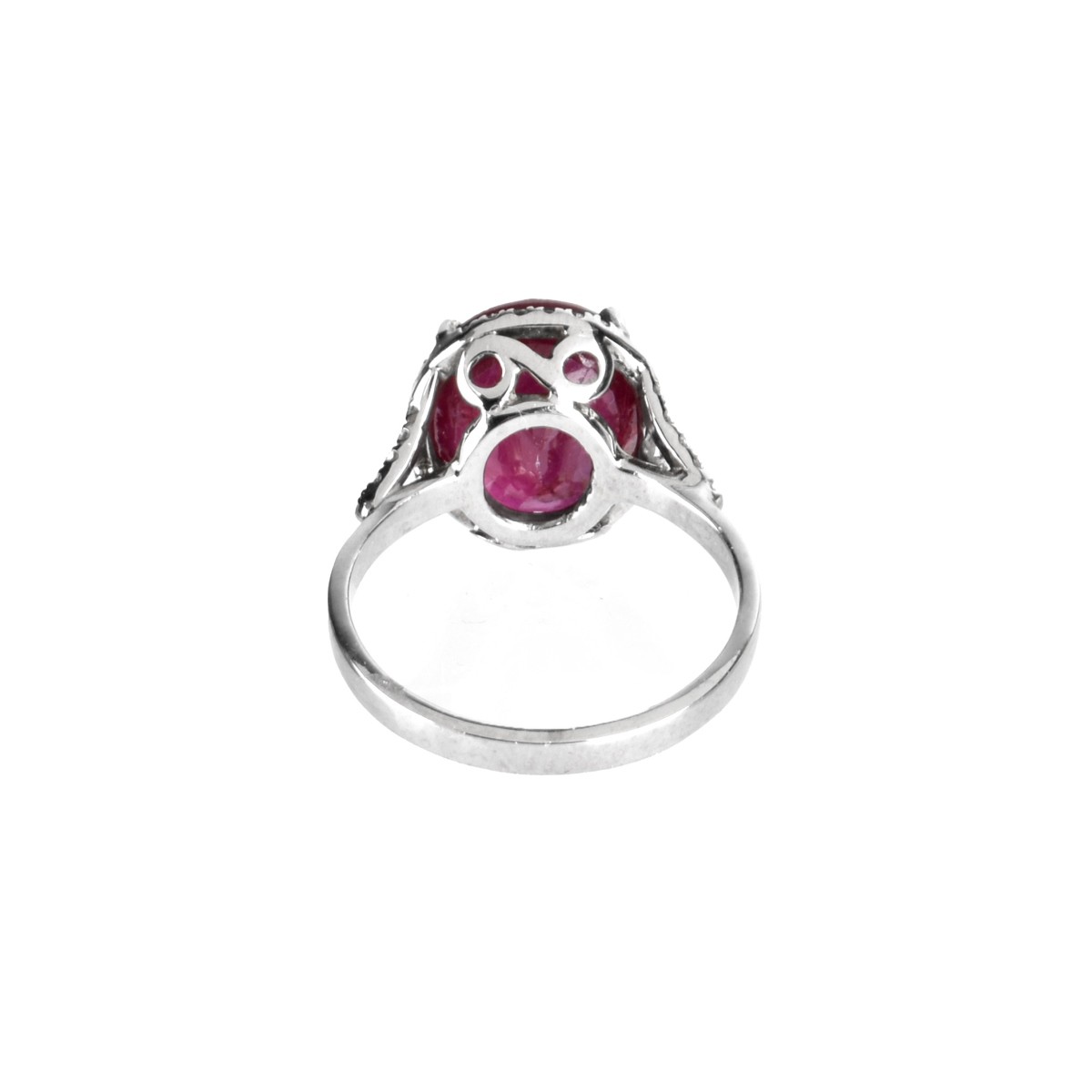 Ruby, Diamond and 18K Ring