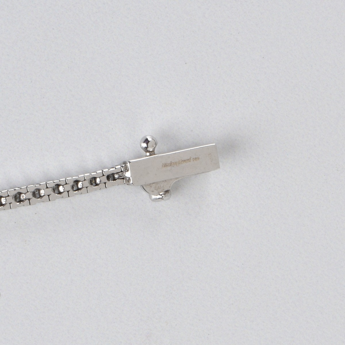 Diamond and 14K Line Bracelet