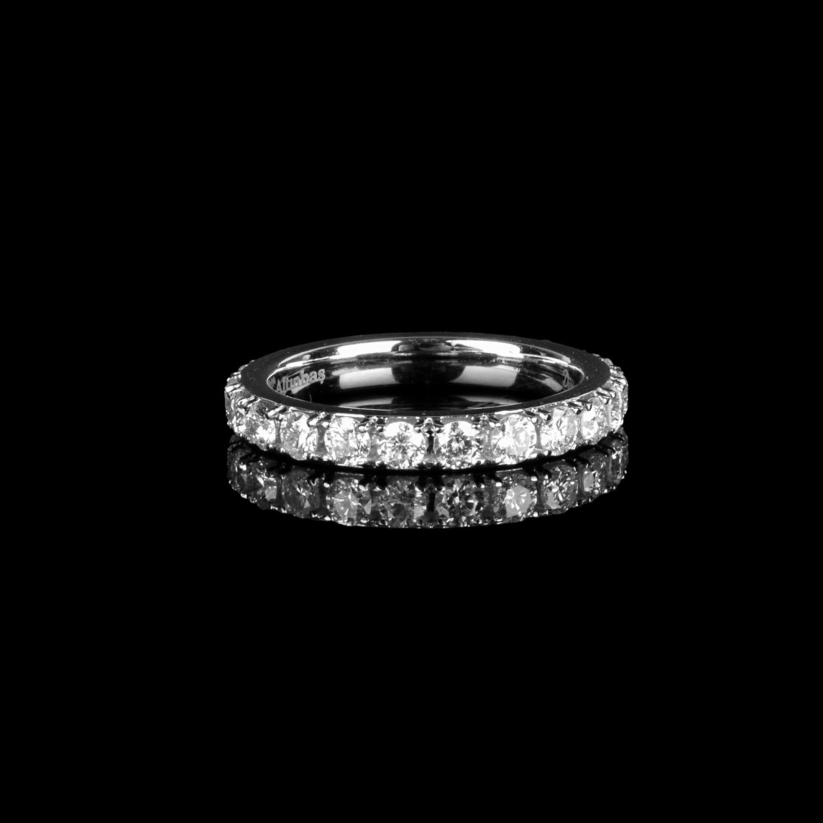 Diamond and 14K Eternity Band