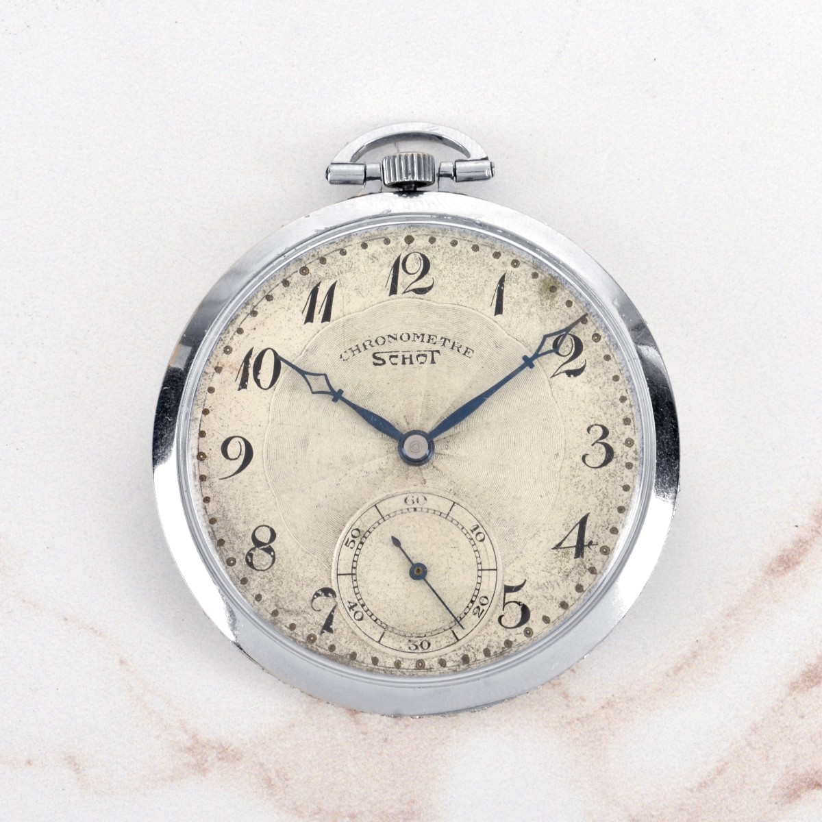 Schot Platinum and Diamond Pocket Watch