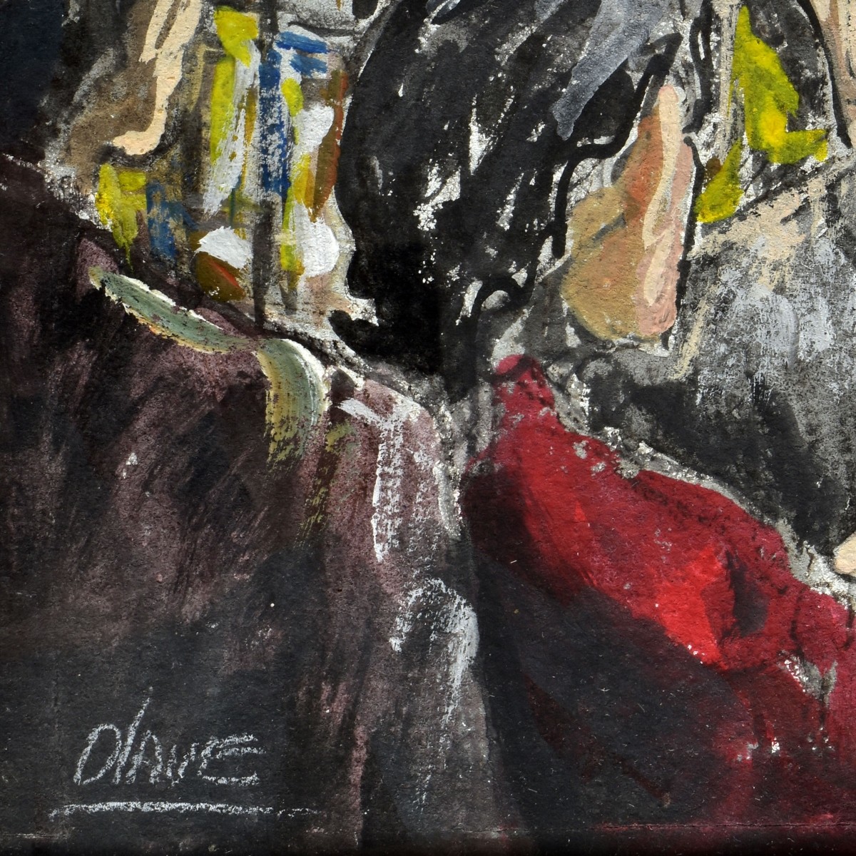 Olave (Unknown Artist) Gouache on Paper