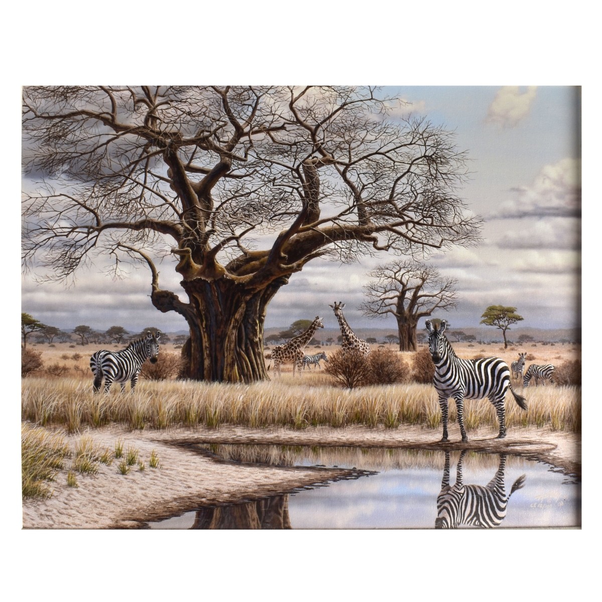 Rick Kelley 'The Watering Hole" GicleÈ